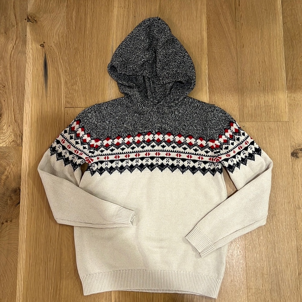 Boys ON Hooded Holiday Sweater